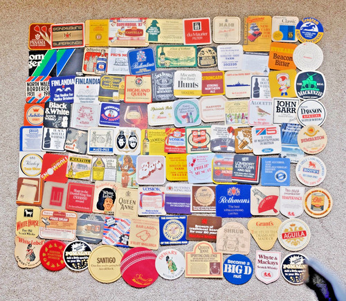 Vintage beer mats qty 100 - -, 100+