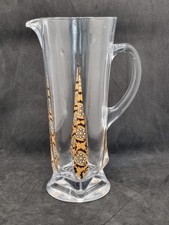 Vintage Art Deco Glass Jug