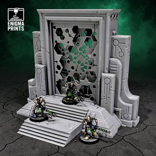 Dolmen gate 28mm tomb world - dolmen,