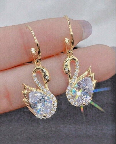 Gold filled swan - 9k,