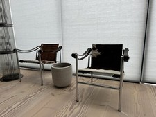 Pair of original Corbusier LC1
