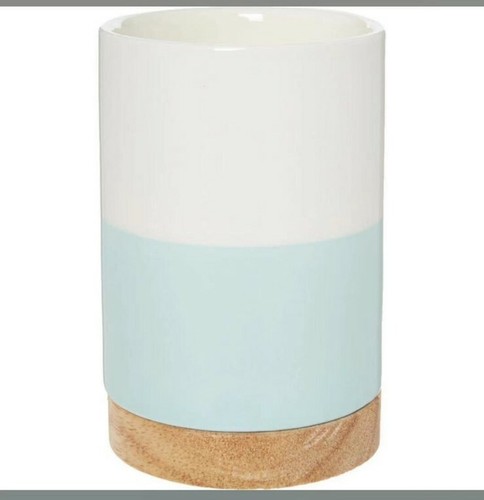 Blue white basin pot - &,