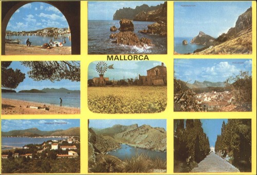 Vintage mallorca multi view - vintage, multi-view