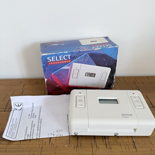 Sunvic select 207 programmer - sunvic,