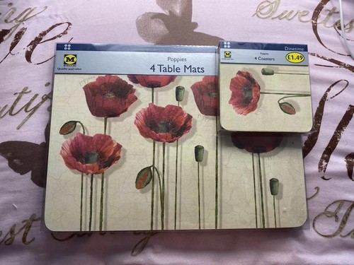 Table mats set coasters - mats,