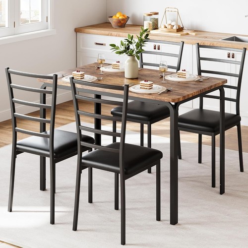 Dining table set upholstered - dining,