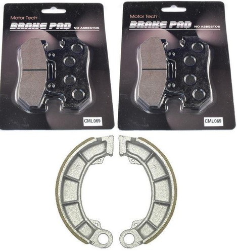 Front brake pads rear shoes - &,