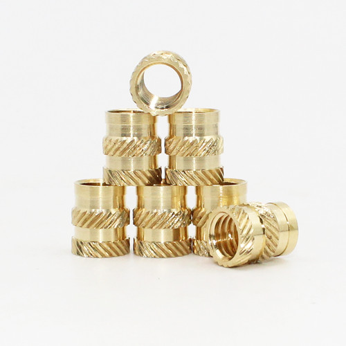 Brass heat set threaded insert - heat,
