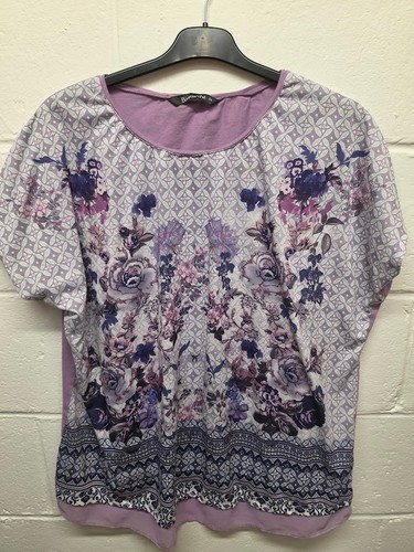 Ladies bonmarch purple flower - bonmarch,