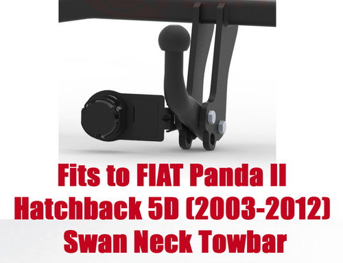 Swan neck tow bar - bar, fiat