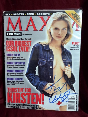 Maxim magazine signed by - maxim,