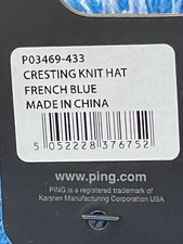 New Tagged Ping Cresting Knit