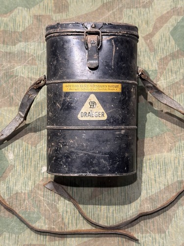 Original ww2 german gas mask - original,