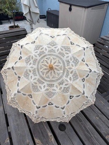 Lace ladies sun - sun, cream