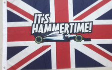 Lewis Hamilton F1 Flag 3x5 feet BIG SIZE HAMMERTIME FLAG