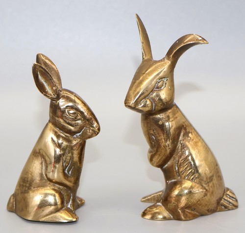 Vintage pair rabbits - vintage,