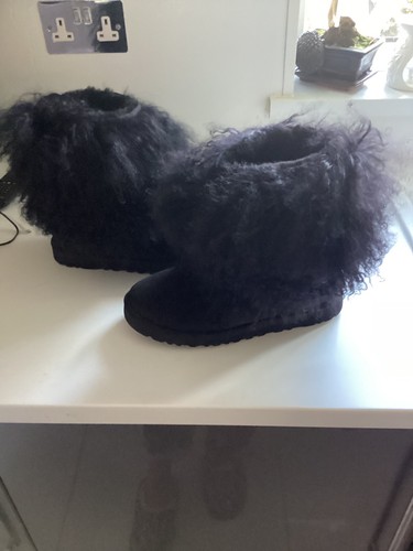 Ugg mongolian fur suede boots - ugg,