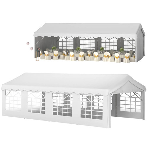 Garden gazebo marquee - 8m,