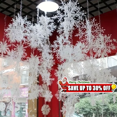 Pack snowflake christmas - 30,