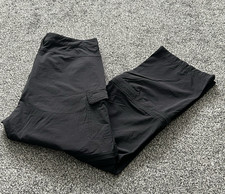 Peter Storm Women's Black Casual Walking Hiking Trousers Pants Ladies Size UK 14