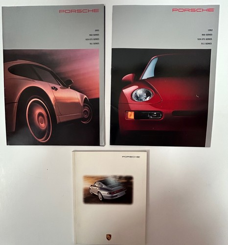 Porsche sales brochure1992 - sales, brochure1992/93