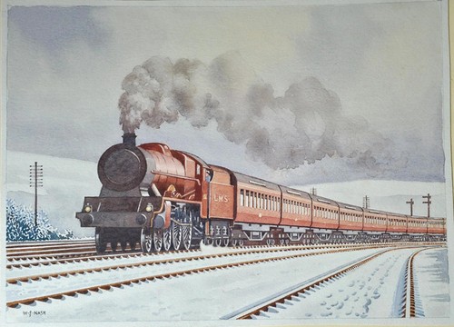 Original railway train - original,