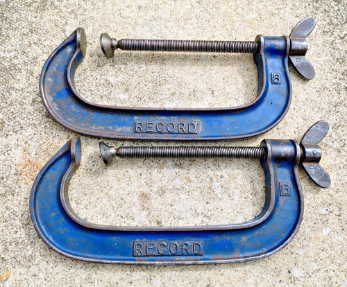 Record clamps x 2 genuine - x,