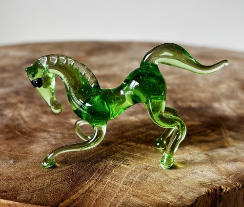 Vintage green glass murano - vintage,