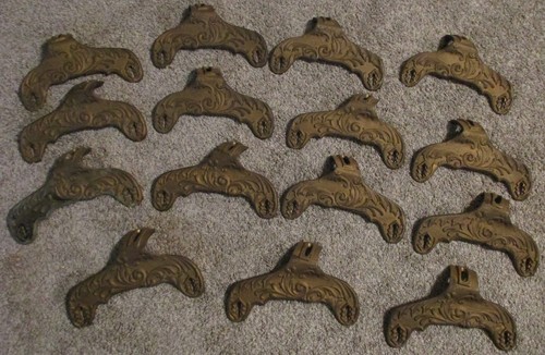Old theater chair brackets - 15,