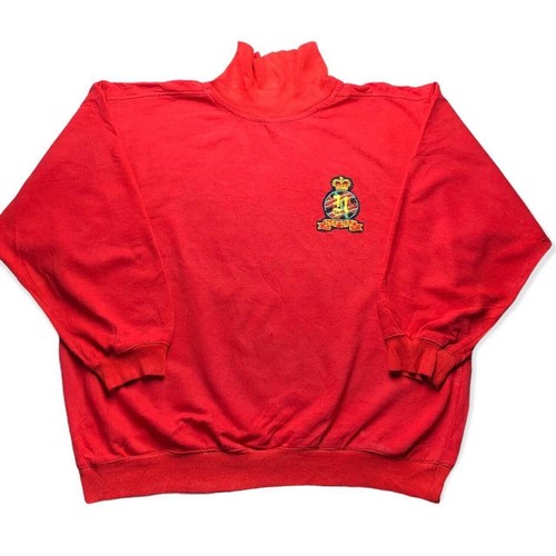 Naf sweatshirt red - red, men’s