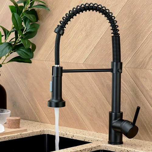 Matte black pull - black, down