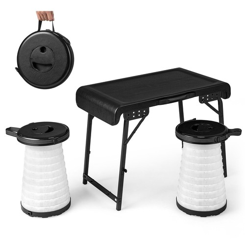 Piece folding table and - 3,