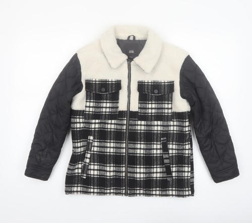 River island boys black check - river,