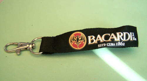 Bacardi rum key tag - bacardi,