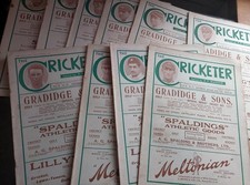 10 x The Cricketer magazines