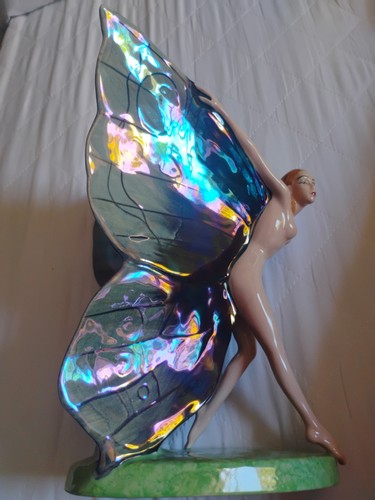 Carlton ware butterfly girl - carlton,