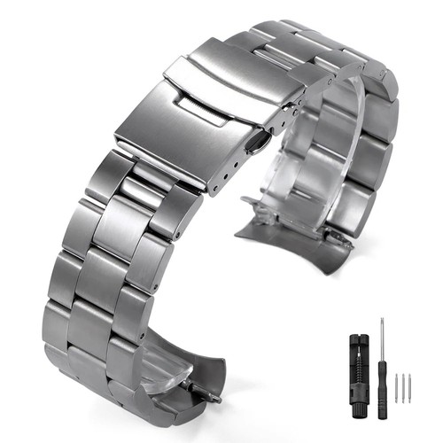 Solid stainless steel watch - stainless,