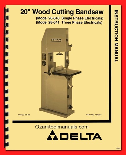 Delta wood band saw 28 - wood,