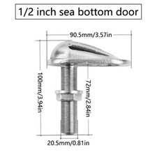 Thru‑Hull Boat Intake Scoop
