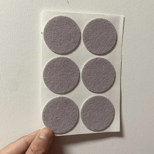 Thick felt chair leg pads - felt,