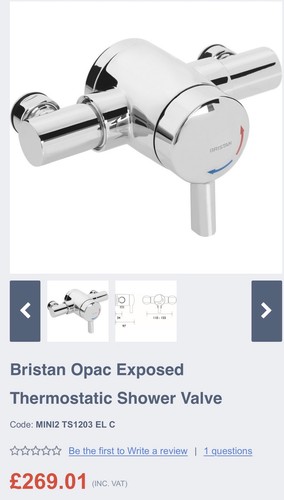 Bristan gummers ts1203 opac - gummers,