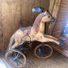 Antique Toy Tricycle Horse