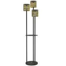 Outsunny 3-Light Solar Rattan