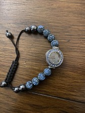 Blue Shamballa Style Bracelet