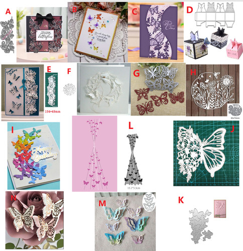 Butterfly metal cutting dies - cutting,