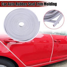 5M Car Door Auto Edge Protector Strip Trim U Shape Guard Seal Rubber white UK