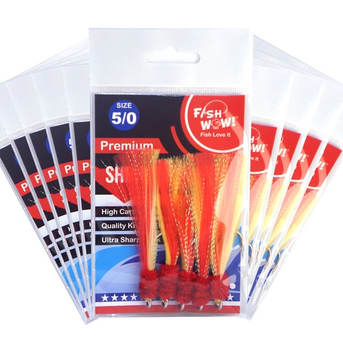 50pcs fishing shrimp fly - 50pcs, 5/0