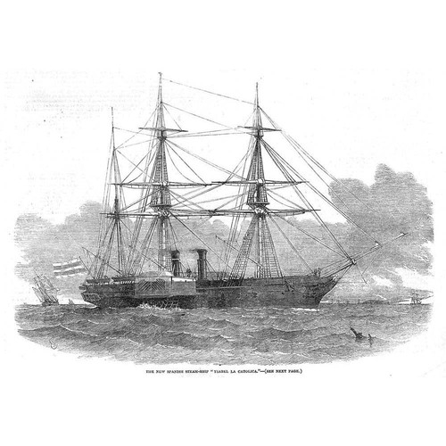 The spanish steam ship - the,