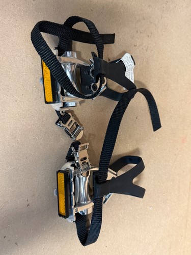 Pedal toe clip silver pedals - -,