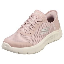 Skechers Slip-ins Go Walk Flex Womens Fashion Trainers in Mauve